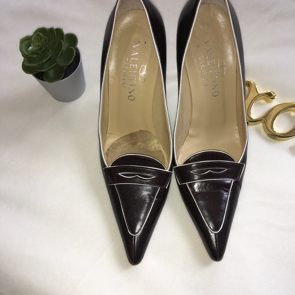 🤎VALENTINO BROWN POINTY PUMPS🤎 - Picture 5 of 7